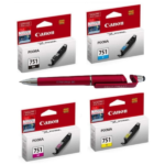 Canon CLI-751 Ink Cartridge (Set of 4) CLI 751 Black Cyan Yellow Magenta