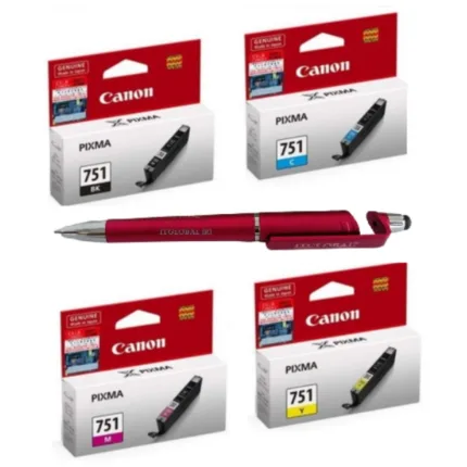 Canon CLI-751 Ink Cartridge (Set of 4) CLI 751 Black Cyan Yellow Magenta