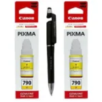 Canon GI-790 Yellow Ink Bottle GI 790 : Genuine (Set of 2)