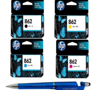 HP 862 Black Cyan Yellow Magenta Original Ink Cartridge (Set of 4) B/C/Y/M