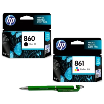 HP 860 Black & 861 Tri-Color Original Ink Cartridge (Set of 2)