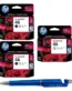 HP 46 Black Twin & Tri-color Original Ink Advantage Cartridge (Set of 3) CZ637AA CZ638AA 46 Black & Colour