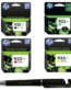 HP 932XL High Yield Black & 933XL C/Y/M Original Ink Cartridge (Set of 4)