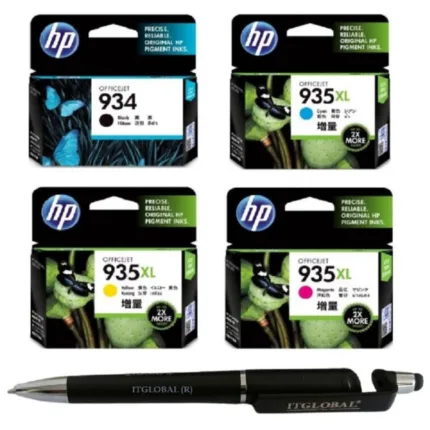 HP 934 Black & 935XL High Yield C/Y/M Original Ink Cartridge (Set of 4)