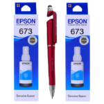 Epson T 6735 Light Cyan Original Ink Bottle (Set of 2) C13T673500 Genuine T-6735 T673