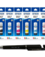 Epson 057 Original Ink Bottle For L8050 L18050 Printer (Black/Cyan/Magenta/Yellow/Light Cyan/Light Magenta) (Set of 6) Genuine