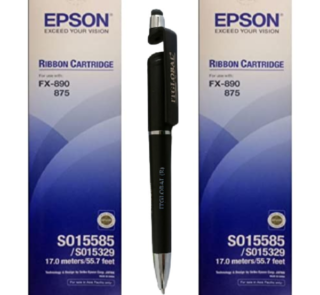 Epson FX 890 FX 875 Original Twin Ribbon Cartridge (Set of 2)