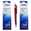 Epson LQ 590 Original Ribbon Cartridge C13S015589 S015589 S015337 (Set of 2)