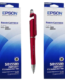 Epson LQ 590 Original Ribbon Cartridge C13S015589 S015589 S015337 (Set of 2)