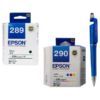 Epson 289 Black & 290 Colour Ink Cartridge C13T289191 C13T290091 C13T289190 C13T290090