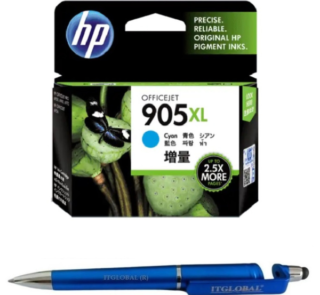 HP 905XL High Yield Cyan Original Ink Cartridge T6M05C 905XL Cyan