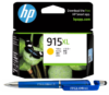 HP 915XL High Yield Yellow Original Ink Cartridge 3YM21AA 915XL Yellow Genuine