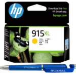 HP 915XL High Yield Yellow Original Ink Cartridge 3YM21AA 915XL Yellow Genuine