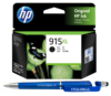 HP 915XL High Yield Black Original Ink Cartridge 3YM22AA 915XL Black Genuine
