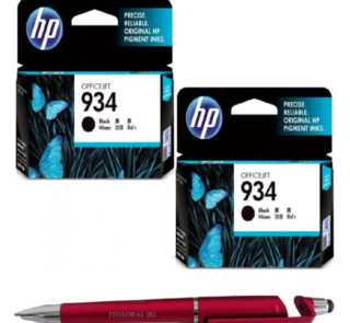 HP 934 Black Original Ink Cartridge (Set of 2) C2P19ZZ