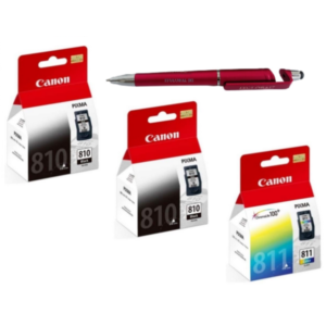 Canon PG-810 Twin & CL-811 Ink Cartridge (Set of 3) PG 810 Black & CL 811 Colour