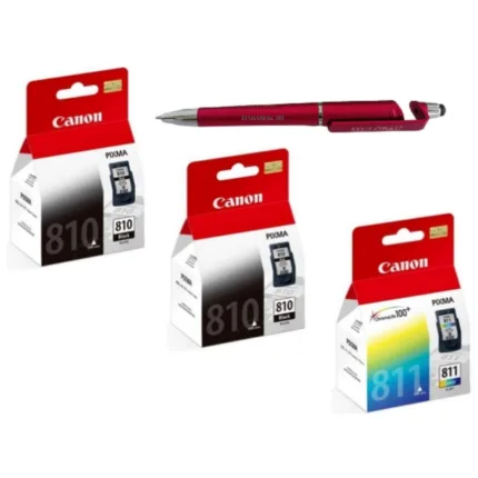 Canon PG-810 Twin and CL-811 Ink Cartridge (Set of 3) PG 810 Black and CL 811 Color