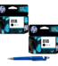 HP 818 Black Original Ink Cartridge CC640ZZ Replaces HP 703 Black & HP 901 Black (Set of 2)