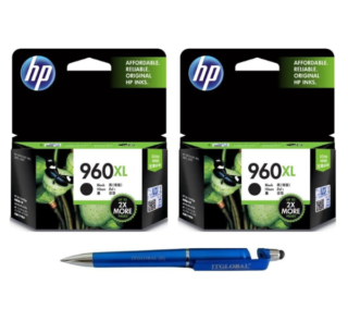 HP 960XL High Yield Black Original Ink Cartridge (Set of 2) CZ666AA