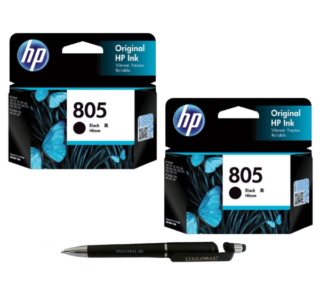 HP 805 Black Original Ink Cartridge (Set of 2) 3YM72AA