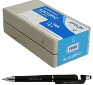 Epson SJIC23P (C) Cyan Ink Cartridge For TM C3510 C33S020657