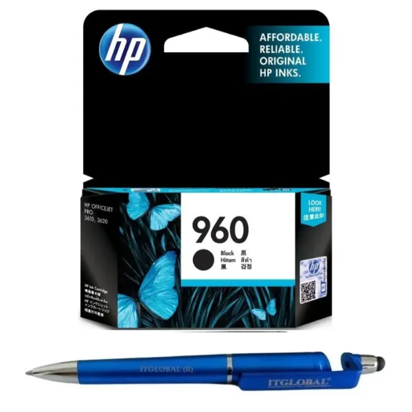 HP 960 Black Original Ink Cartridge CZ665AA