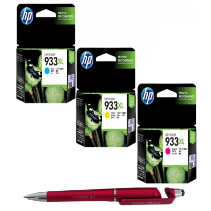 HP 935XL High Yield Cyan / Yellow / Magenta Original Ink Cartridge (Set of 3) C/Y/M