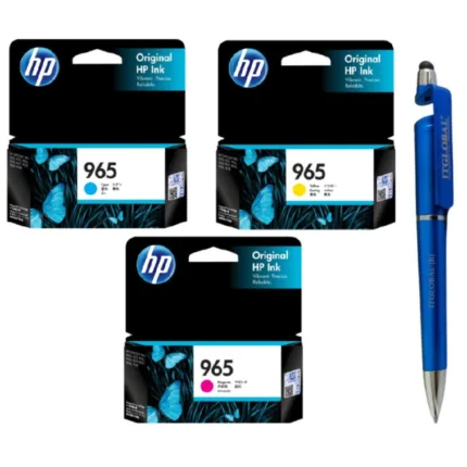 HP 965 Cyan Yellow Magenta Original Ink Cartridge (Set of 3) C/Y/M