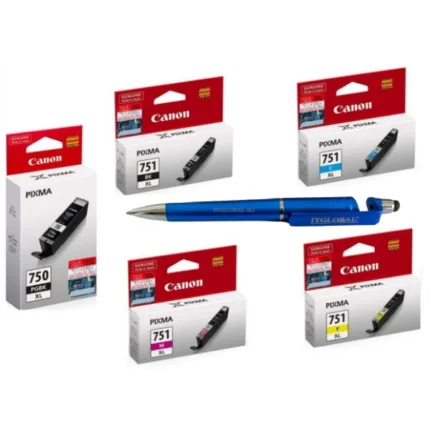 Canon PGI-750XL & CLI-751XL B/C/Y/M Ink Cartridge (Set of 5) PGI 750 XL CLI 751 XL