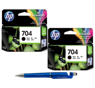 HP 704 Black Original Ink Advantage Cartridge (Set of 2) CN692AA