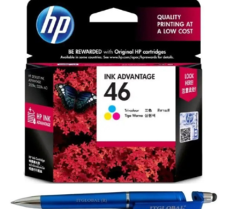 HP 46 Tri-color Original Ink Advantage Cartridge CZ638AA 46 Colour