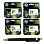 HP 915XL High Yield Black Cyan Yellow Magenta Original Ink Cartridge (Set of 4) B/C/Y/M