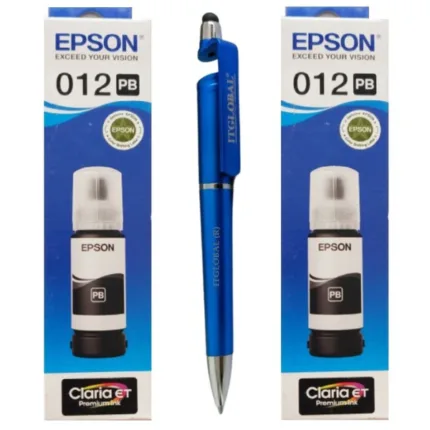Epson 012 Ecotank Pigment Black Original Ink Bottle (Set of 2) C13T07K198 Genuine 012 Black
