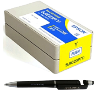 Epson SJIC23P (Y) Yellow Ink Cartridge For TM C3510 C33S020659