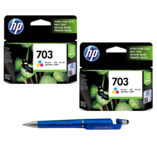 HP 703 Tri-color Original Ink Advantage Cartridge CD888AA 703 Colour (Set of 2)