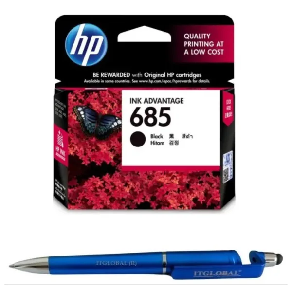 HP 685 Black Original Ink Advantage Cartridge CZ121AA