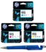 HP 915 Cyan Yellow Magenta Original Ink Cartridge (Set of 3) C/Y/M