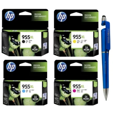 HP 955XL High Yield Black Cyan Yellow Magenta Original Ink Cartridge (Set of 4) B/C/Y/M