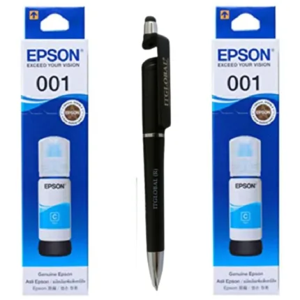Epson T 001 Cyan Original Ink Bottle (Set of 2) C13T03Y200 Genuine T-001