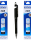 Epson T 001 Cyan Original Ink Bottle (Set of 2) C13T03Y200 Genuine T-001