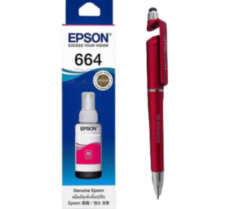 Epson T6643 Magenta Original Ink Bottle (C13T664300) Genuine T-6643 T664