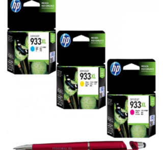 HP 933XL High Yield Cyan Yellow Magenta Original Ink Cartridge (Set of 3) C/Y/M