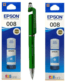 Epson 008 Cyan Original Ink Bottle T008 T-008 T06G2 C13T06G298 C13T06G200 Genuine Twin