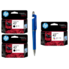 HP 47 Black Twin & Tri-Color Original Ink Cartridge Set (3 Cartridges) 47 Black & Colour