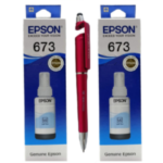 Epson T 6735 Light Cyan Original Ink Bottle (Set of 2) C13T673500 Genuine T-6735 T673