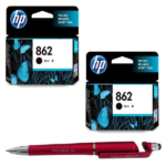 HP 862 Black Original Ink Cartridge (Set of 2) CB316ZZ