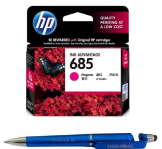 HP 685 Magenta Original Ink Advantage Cartridge CZ123AA