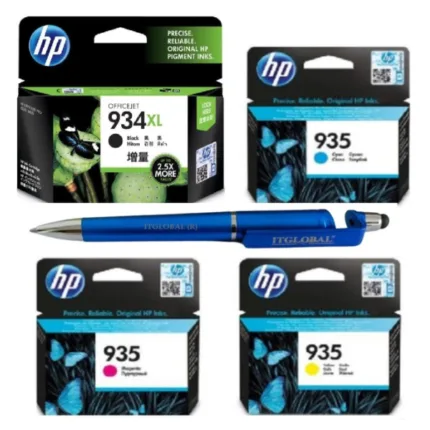 HP 934XL High Yield Black & 935 C/Y/M Original Ink Cartridge (Set of 4)