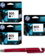 HP 805 Black Twin & Tri-color Original Ink Cartridge (Set of 3) 805 Black & Colour