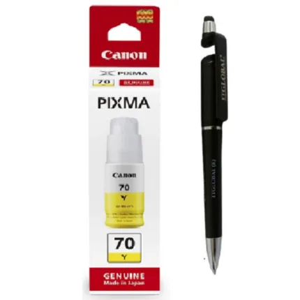 Canon GI-70 Yellow Ink Bottle GI 70 : Genuine